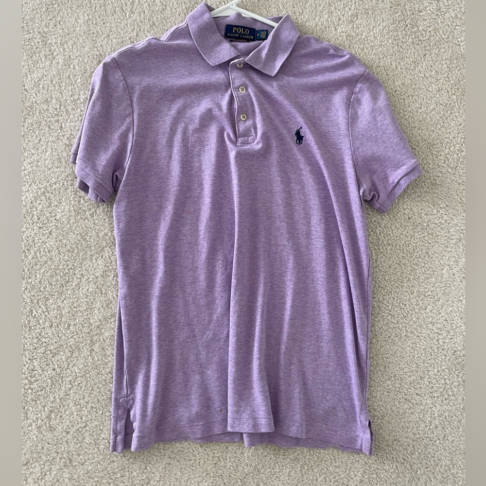 Ralph Lauren purple polo shirt medium